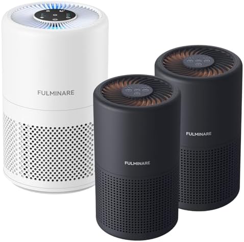 Auto Sense Purifier with Two Night Light Purifiers, Black