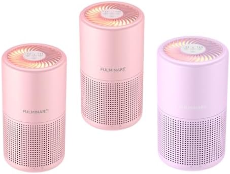 Night Light Purifier 3-Pack, Two Pink and Lilac