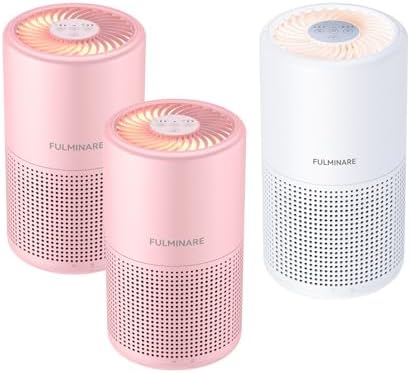 Night Light Purifier 3-Pack, Two Pink and White