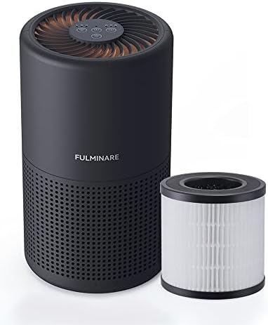 Night Light Purifier with Spare Filter, Black